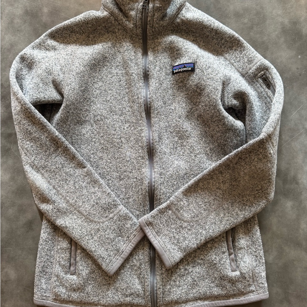 Patagonia Heather Gray Zip-Up Jacket